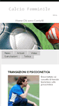 Mobile Screenshot of calciofemminile.com